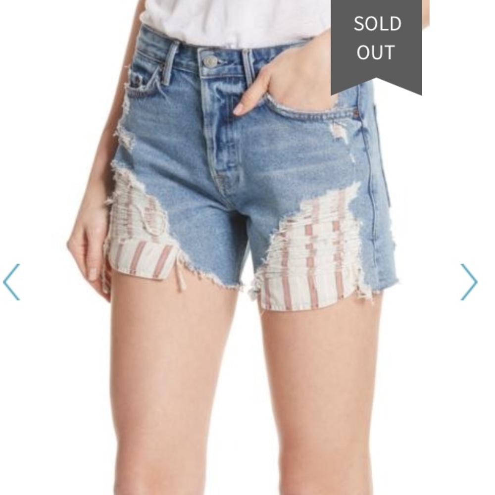 GRLFRND DENIM jourdan high waisted shorts revolve
